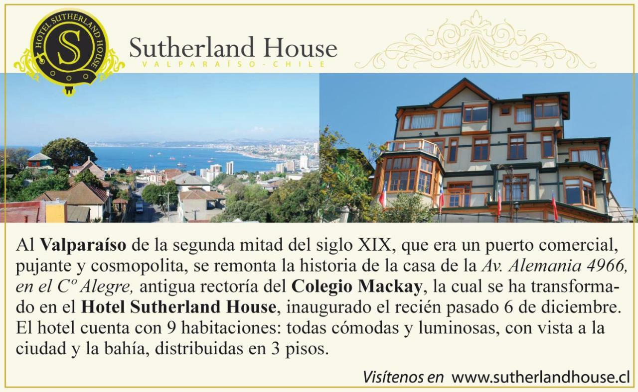 Sutherland House Valparaíso Eksteriør bilde